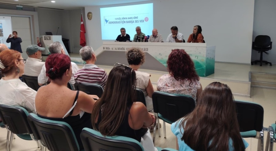 TMMOB Bursa: Savaşa ve sömürüye karşı demokrasi ve barış kazanacak