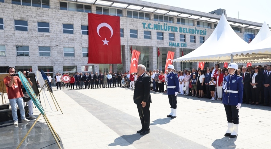 Bursa Nilüfer'de Zafer Bayramı'nın 103'üncü yılı kutlandı