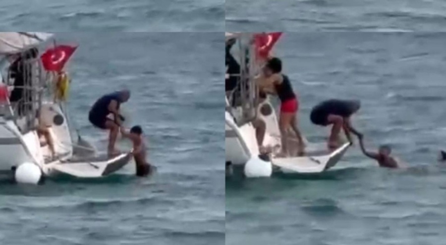 Mersin'de 6 kişinin içinde olduğu tekne alabora oldu