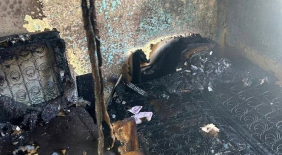 Ev yangını kısa sürede söndürüldü