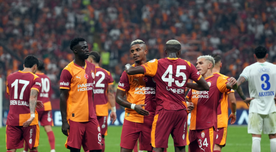 Galatasaray, 8 resmi maç sonra gol yedi