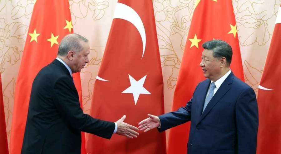 Cumhurbaşkanı Erdoğan'dan Çin'de ilk görüşme!