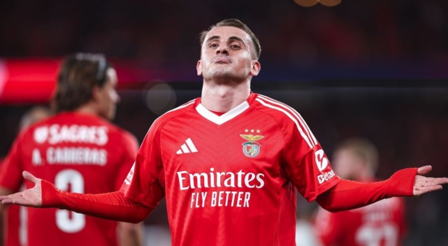 Kerem Aktürkoğlu, Benfica'ya veda etti
