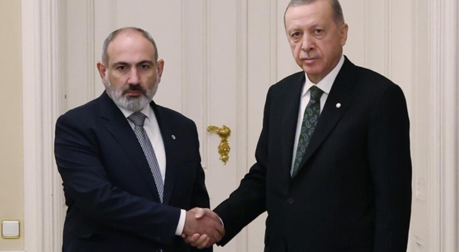 Cumhurbaşkanı Erdoğan, Ermenistan Başbakanı Paşinyan'ı kabul etti