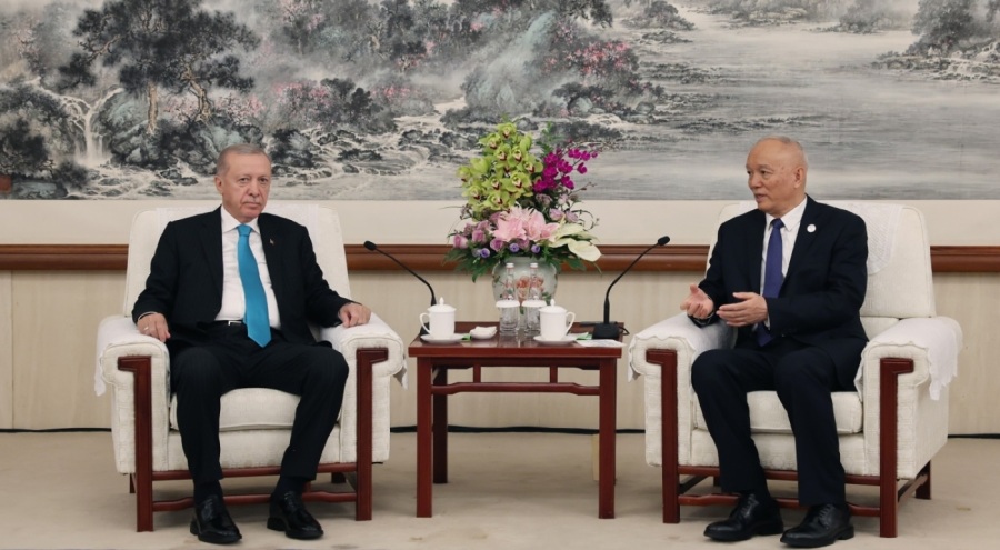 Cumhurbaşkanı Erdoğan, Çin Komünist Partisi Siyasi Büro Sekreteri Say Çi ile görüştü