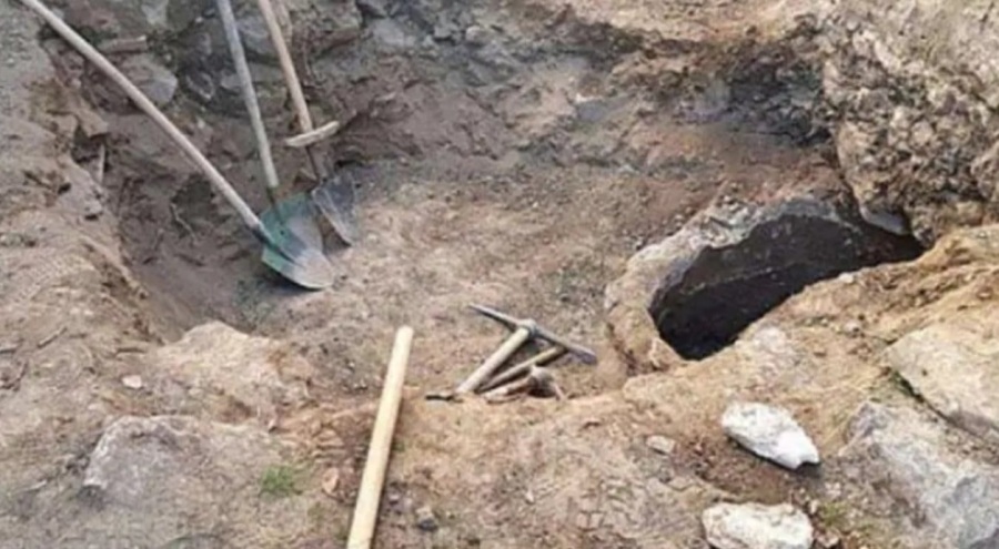 Kaçak kazı yaparken suçüstü yakalandılar