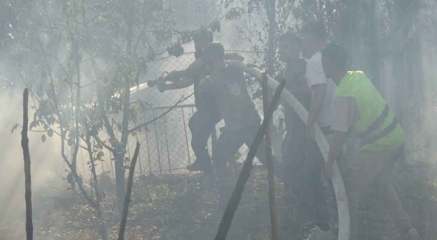 Karabük'teki orman yangını devam ediyor