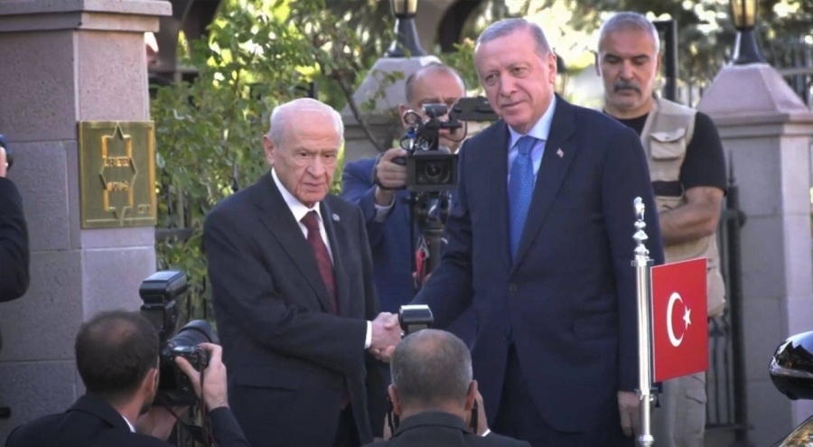 Cumhurbaşkanı Erdoğan'dan Bahçeli'ye ziyaret