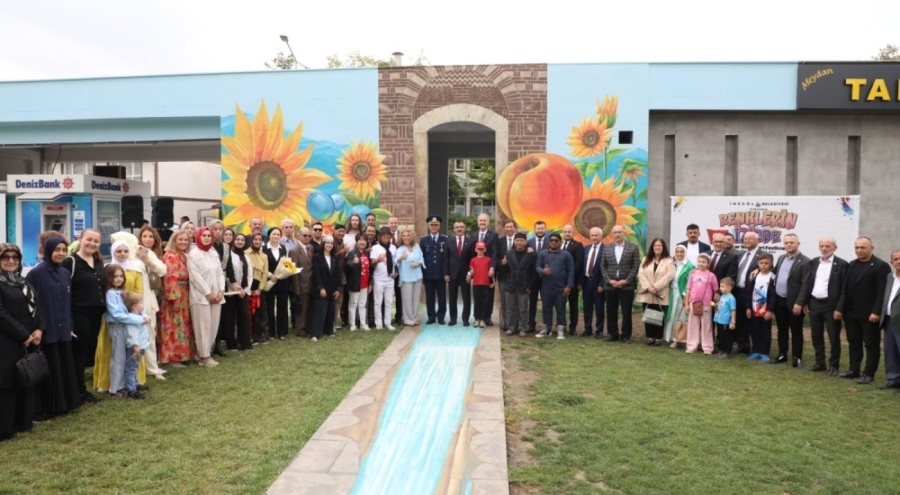 İnegöl, uluslararası duvar resimleri festivali ile sanatla buluştu