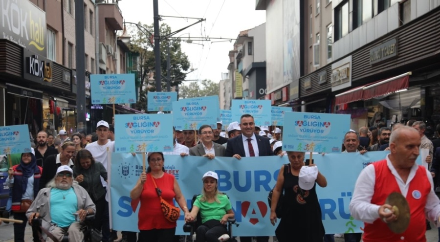 Bursalılar, sağlığı için yürüdü