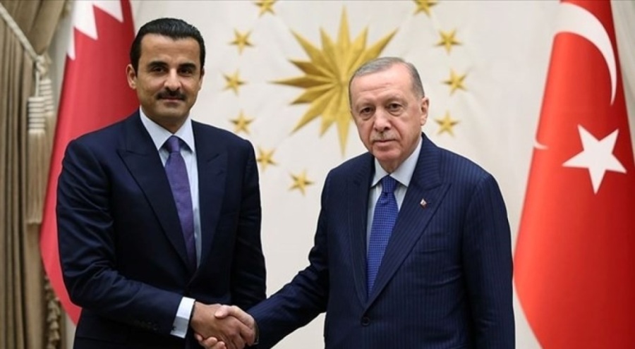 Cumhurbaşkanı Erdoğan, Katar Emiri Al Sani ile görüştü