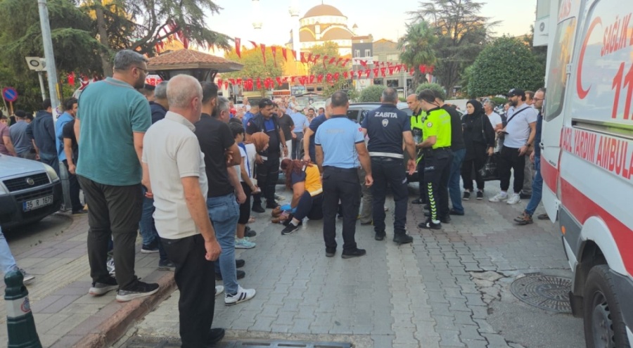 Bursa'da motosiklet küçük çocuğa çarptı