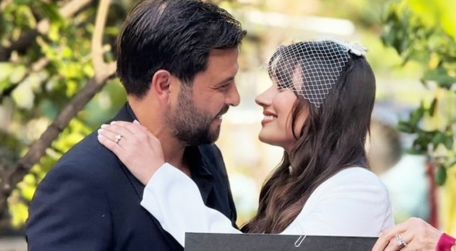 Oyuncu Sevda Erginci ve Efe Saydut evlendi