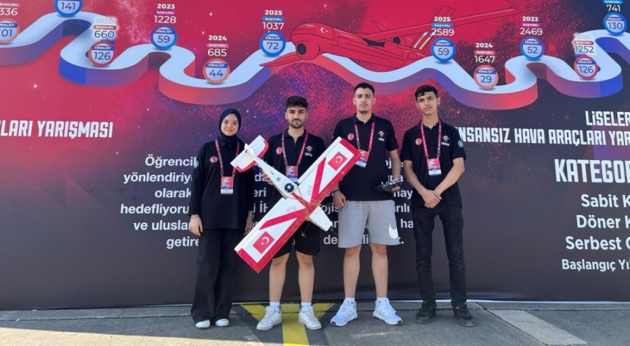 Bursa ekibi insansız hava yarışında Türkiye 6'ncısı oldu