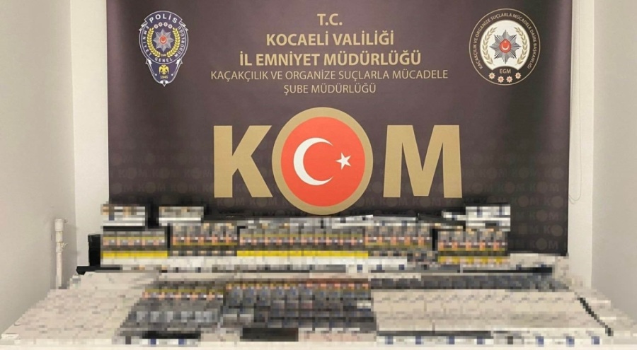 700 paket gümrük kaçağı sigara ele geçirildi