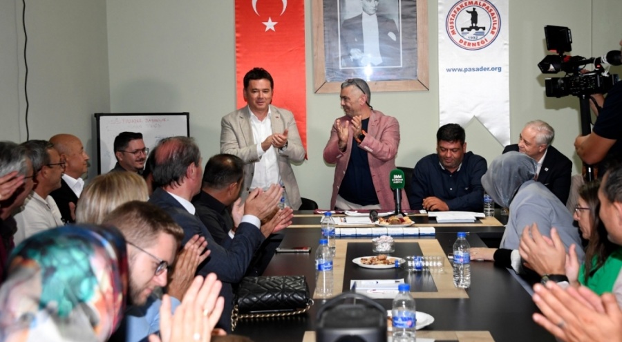 Osmangazi Belediye Başkanı Aydın'dan Mustafakemalpaşalılar Derneğine ziyaret