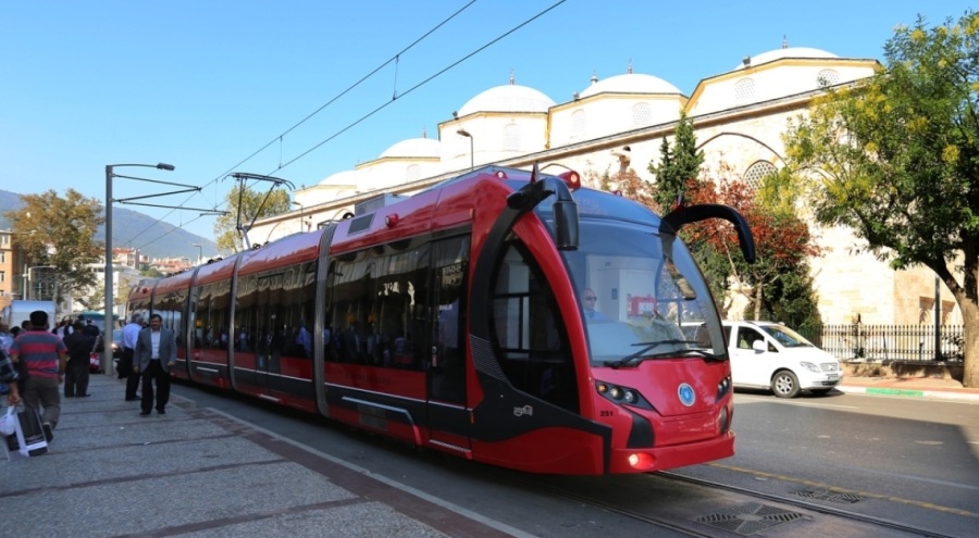 Bursa'da tramvay seferlerine ara verilecek