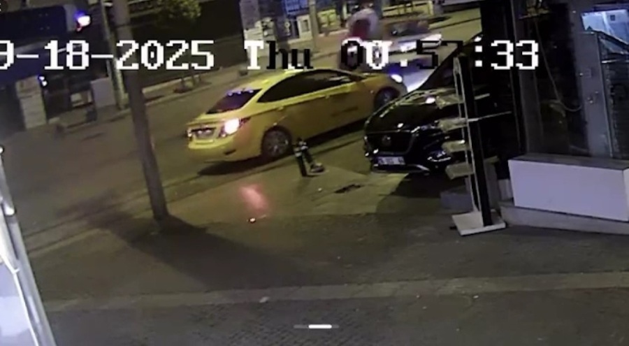 Drift tutkusu hastanelik etti! Bursa'daki kaza anı güvenlik kamerasında