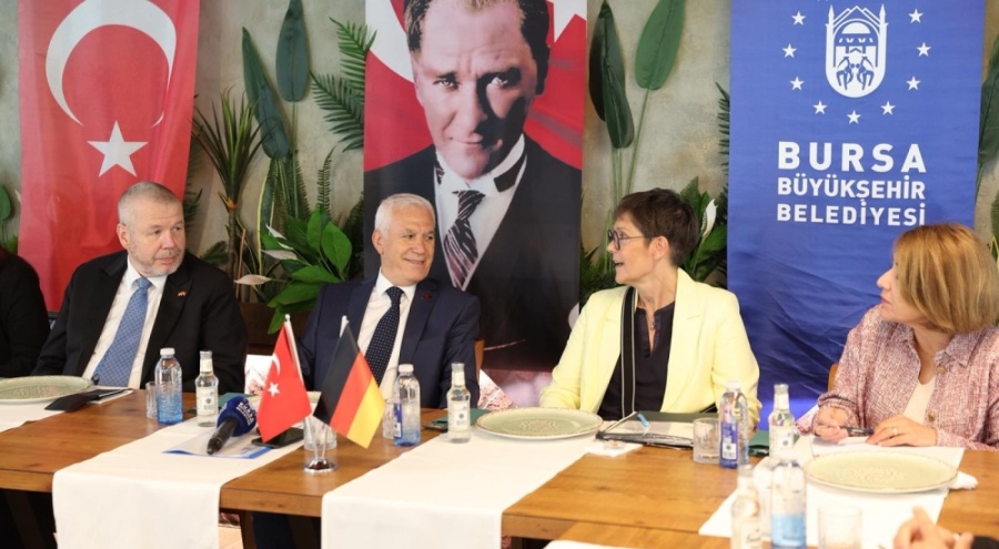 Başkan Bozbey, Alman Heyeti Bursa'da ağırladı