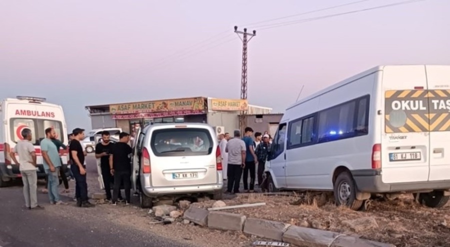 Mardin'de zincirleme kaza: 9 kişi yaralandı