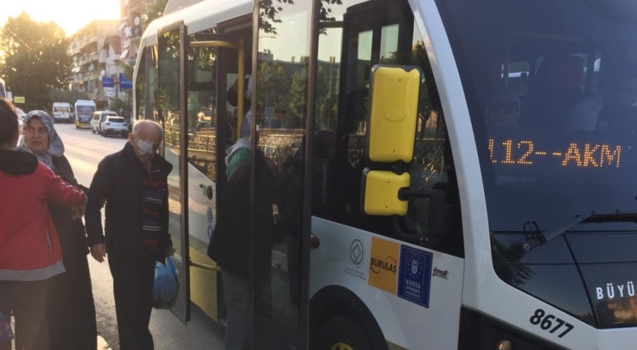 Bursa'da bir otobüs hattının güzergahı değişti