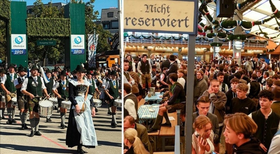 Almanya'nın Münih kentinde Oktoberfest başladı