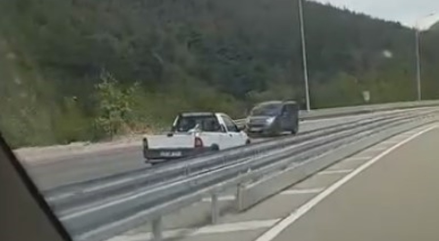 Bursa'da kilometrelerce yolu ters şeritten gitti