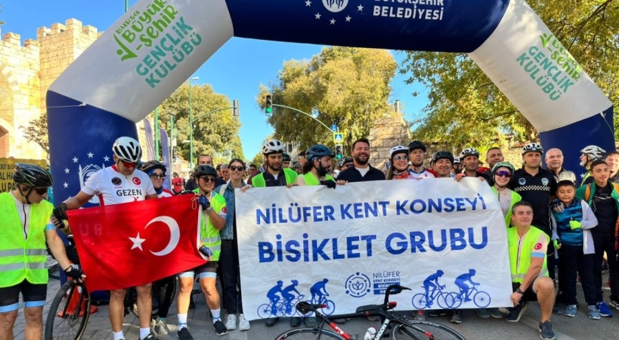 Bursa'da pedallar iyilik için döndü