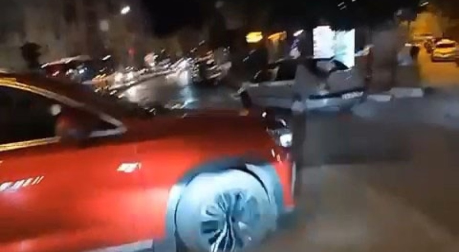 Bursa'da kaza anı kask kamerasında