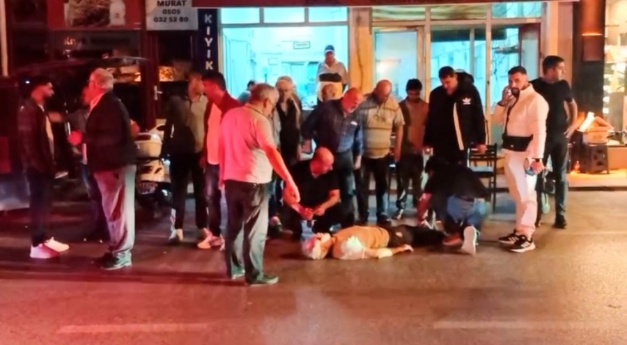Otomobilin çarptığı adam yaralandı