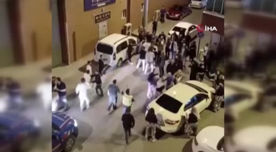 Bursa'da sünnet düğünündeki kavga kameralara yansıdı
