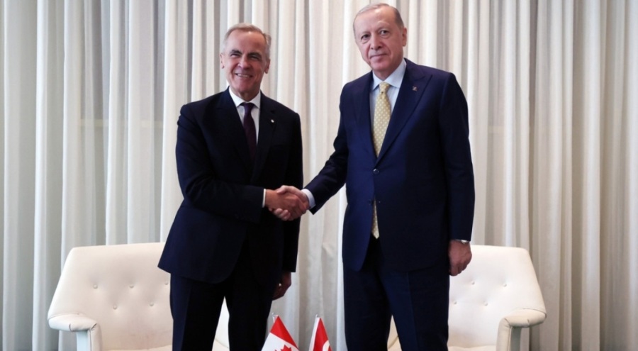 Cumhurbaşkanı Erdoğan, Kanada Başbakanı Carney ile bir araya geldi