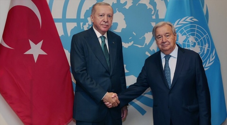 Cumhurbaşkanı Erdoğan, BM Genel Sekreteri Guterres ile görüştü