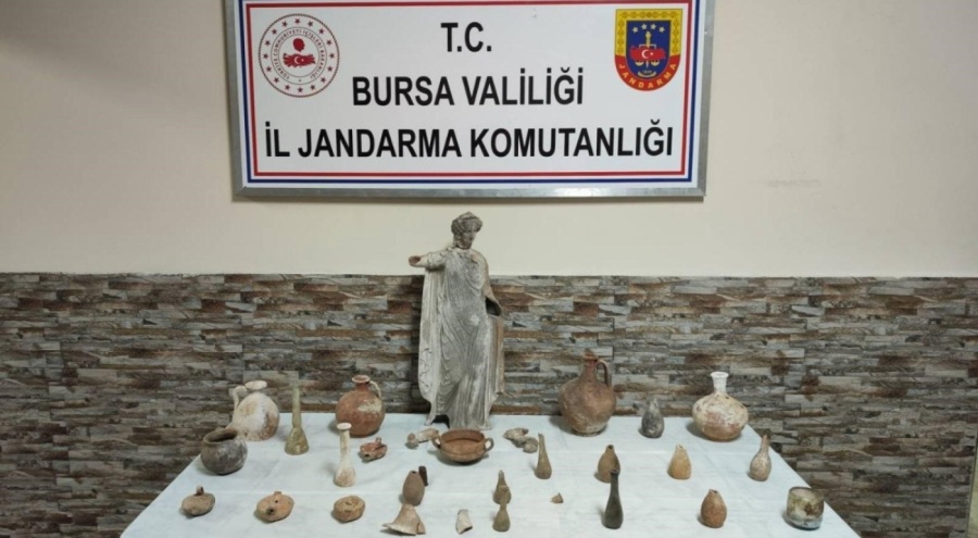 Bursa'da tarihi eser operasyonu!