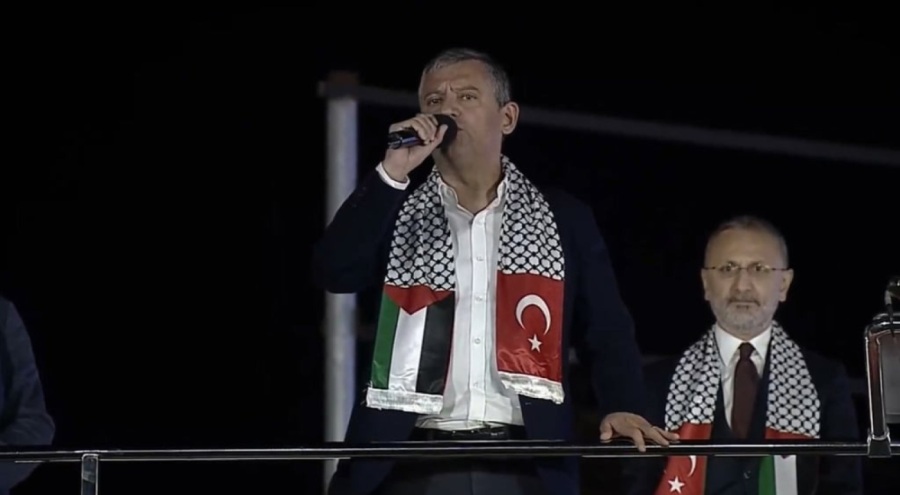 CHP'den Filistin mitingi: Özel'den Erdoğan'a 'Sumud Filosu' çağrısı