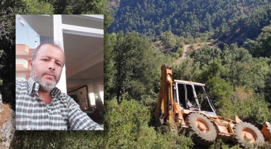 Uçurumdan yuvarlanan kepçe operatörü can verdi