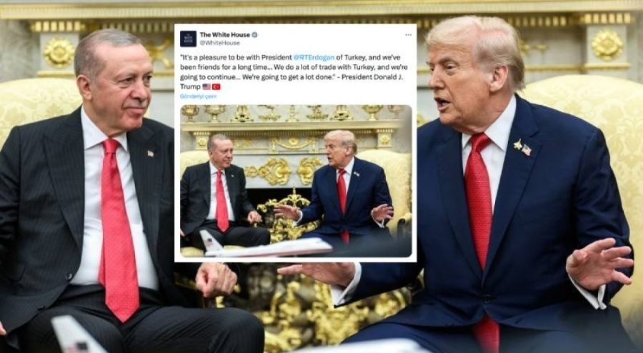 Beyaz Saray'dan Erdoğan-Trump görüşmesi paylaşımı