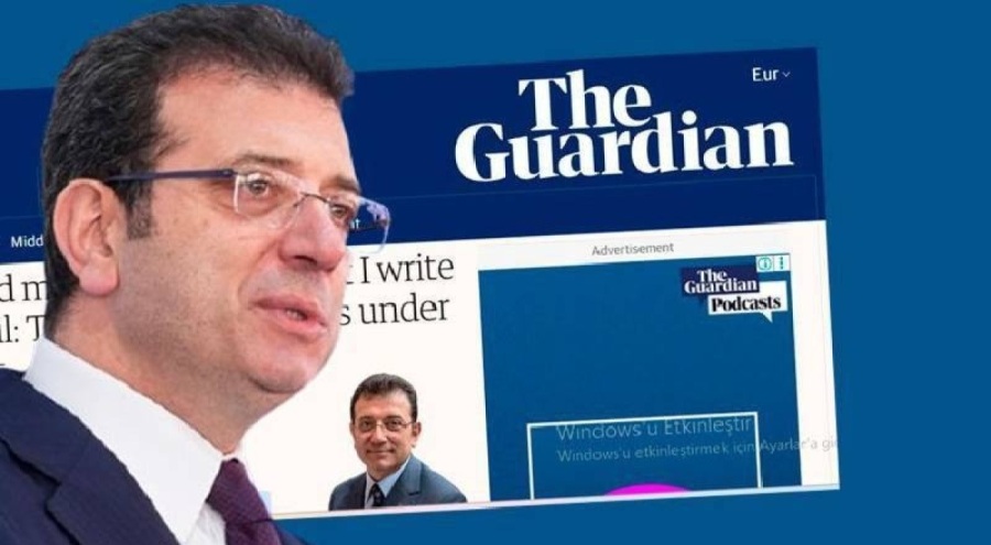 İmamoğlu Guardian'a yazdı: Demokrasimiz ciddi tehdit altında