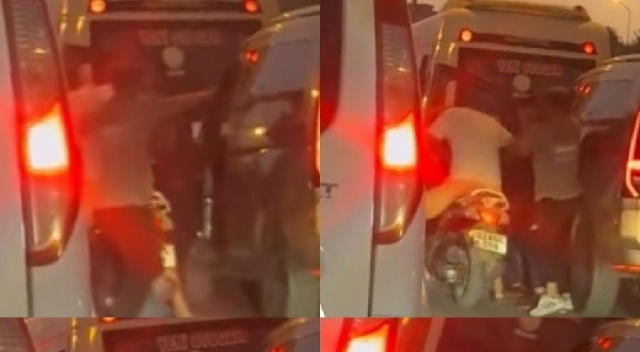Trafikte araç sürücüsünü darbeden 2 şüpheli yakalandı