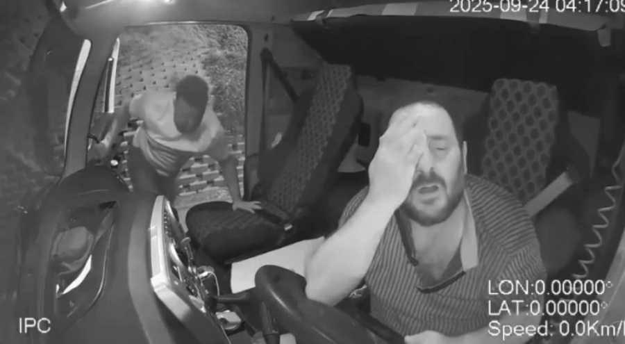 Bursa'da kaza sonrası tır şoförüne saldırı! Tekme tokat darp ettiler