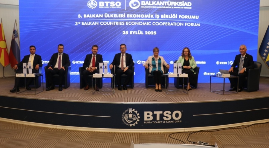 Bursa'da 3. Balkan Ülkeleri Ekonomik İş Birliği Forumu gerçekleştirildi