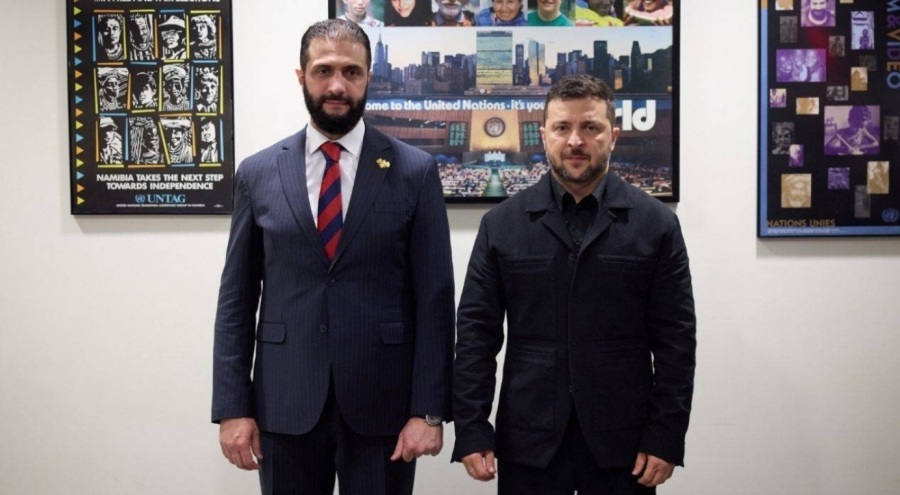 ABD'de bir araya gelen Zelenski ve Şara'dan ortak bildiri