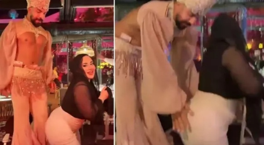 Gece kulübünde dans eden başörtülü kadın tutuklandı