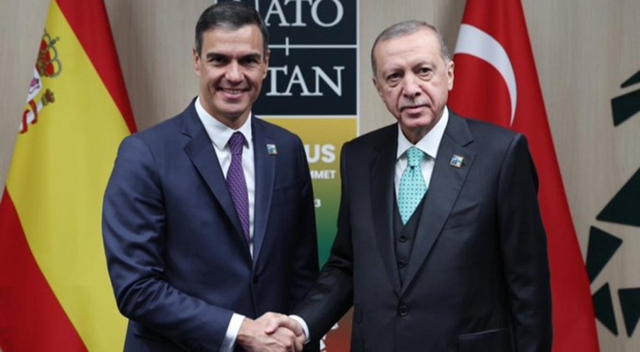 Cumhurbaşkanı Erdoğan, İspanya Başbakanı Pedro Sanchez ile görüştü