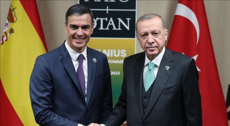 Cumhurbaşkanı Erdoğan, İspanya Başbakanı Sanchez'le telefon görüşmesi gerçekleştirdi