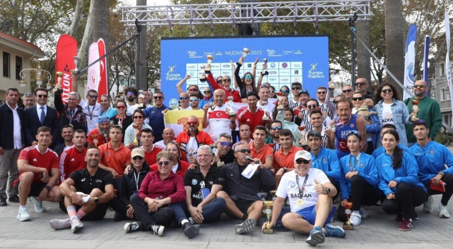 Bursa Mudanya, Avrupa Triatlon Balkan Şampiyonası'na ev sahipliği yaptı