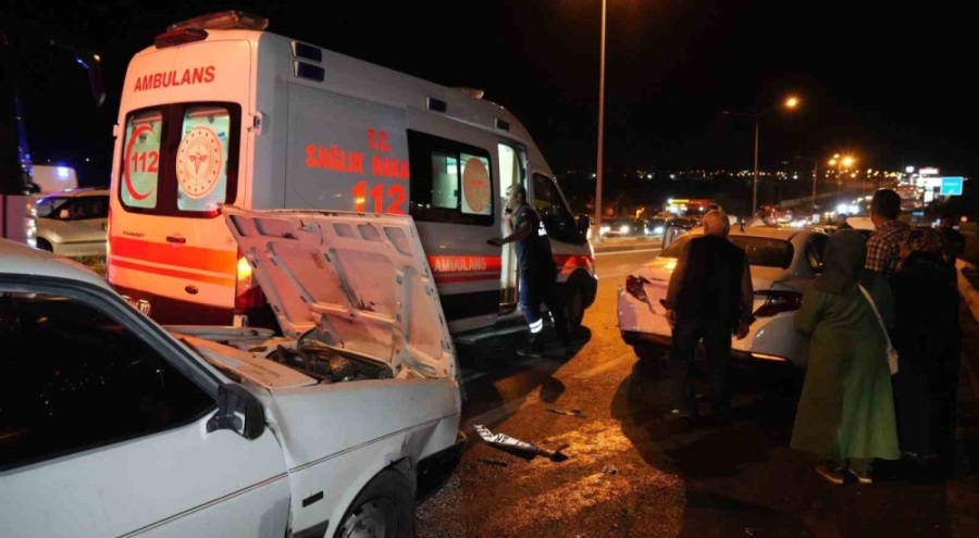 Kırıkkale'de zincirleme kaza