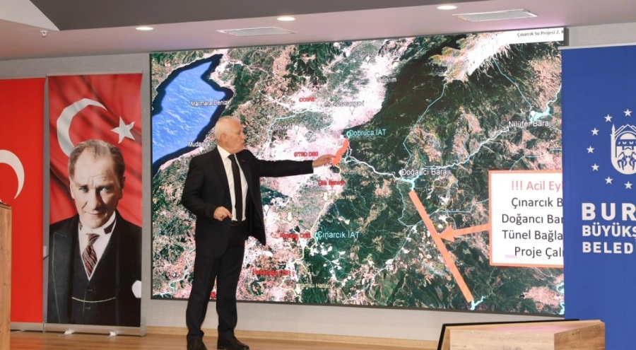 Başkan Bozbey: "Bursa'nın susuz kalmaması için çalışıyoruz"