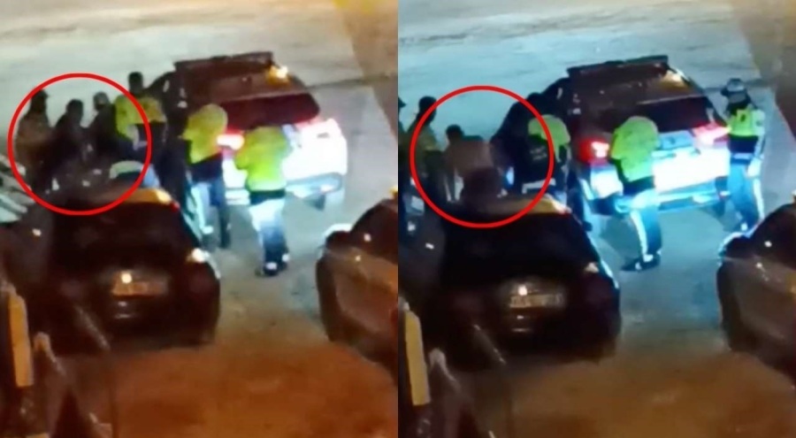 Tekirdağ'da bir sürücü alkolmetreye üflememek için üstünü soydu