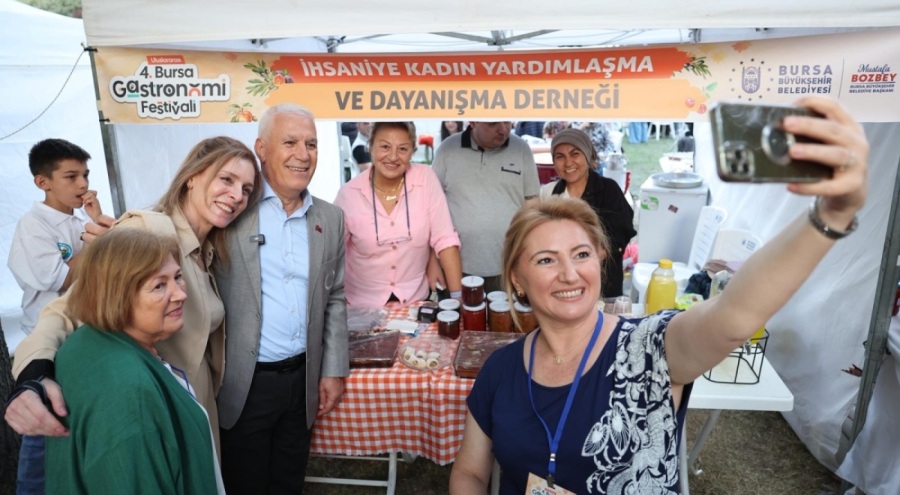 Bursa'da kadın emeği festivale güç kattı